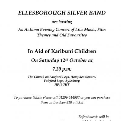 Ellesborough Silver Band Poster 2019