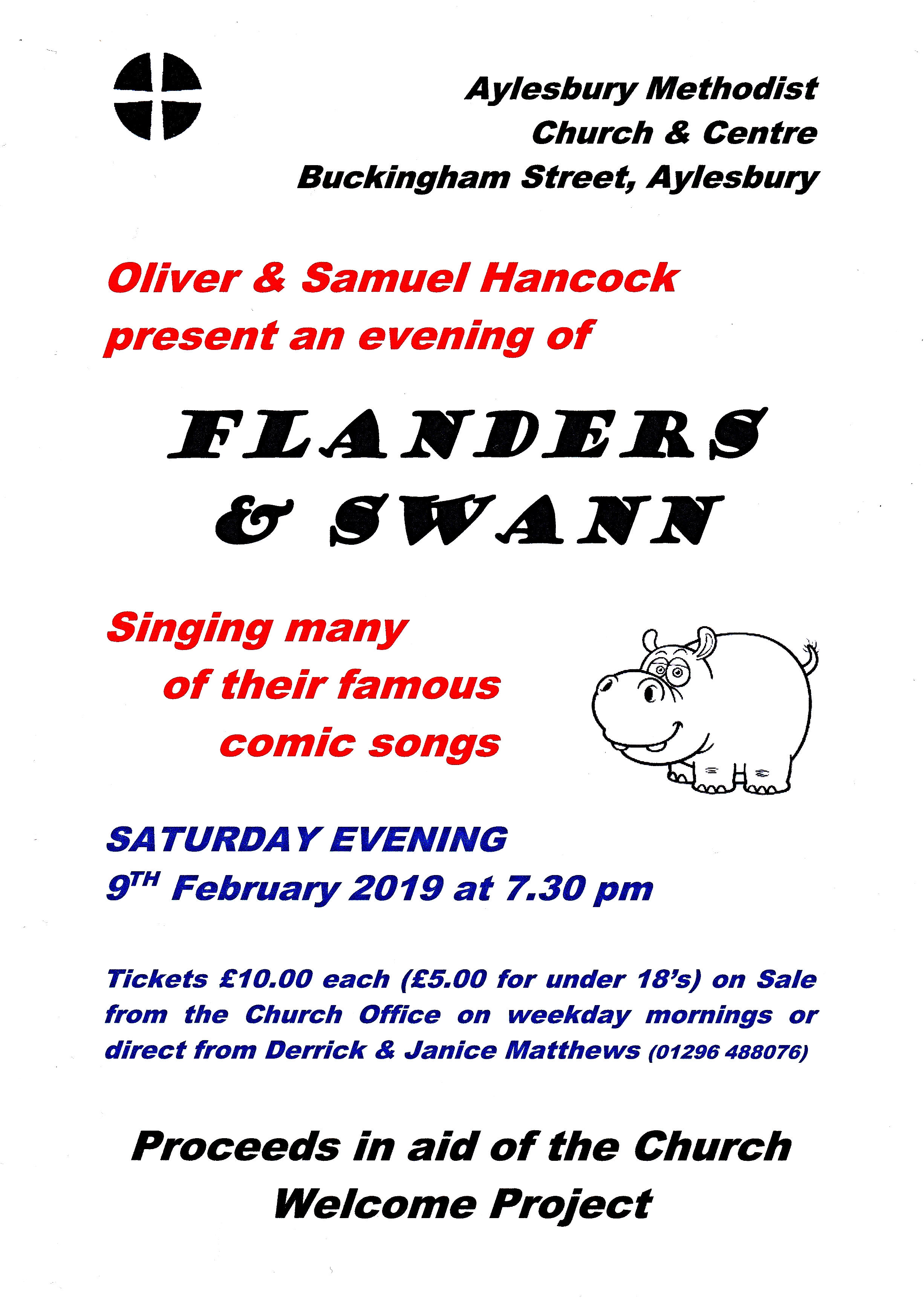 FLANDERS & SWAN EVENING POSTER